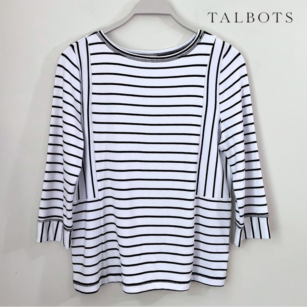 Talbots | T by Talbots 3/4 Sleeve Modal Knit Top